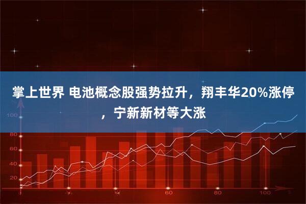 掌上世界 电池概念股强势拉升，翔丰华20%涨停，宁新新材等大涨